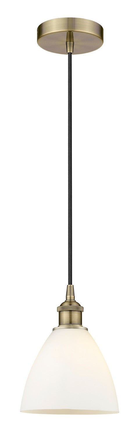 Innovations 616-1P-AB-GBD-751 One Light Mini Pendant, Antique Brass