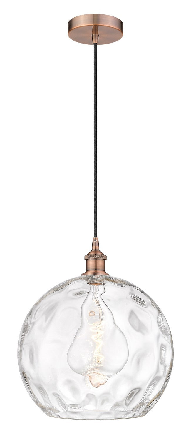 Innovations 616-1P-AC-G1215-14 One Light Pendant, Antique Copper