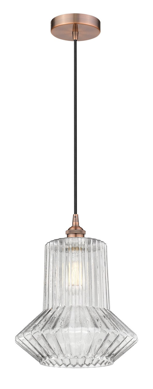 Innovations 616-1P-AC-G212 One Light Mini Pendant, Antique Copper