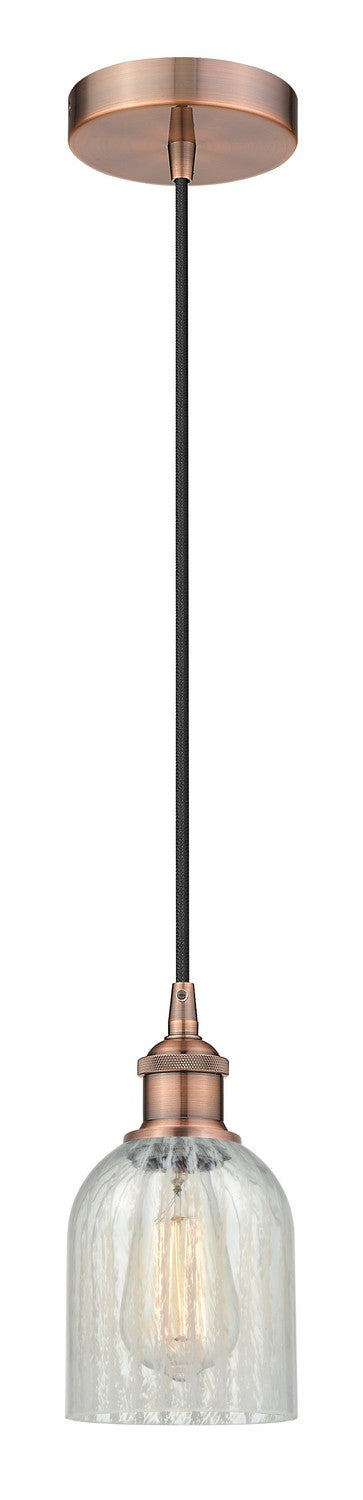 Innovations 616-1P-AC-G2511 One Light Mini Pendant, Antique Copper