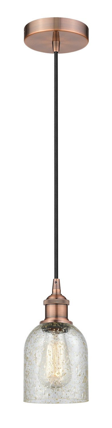 Innovations 616-1P-AC-G259 One Light Mini Pendant, Antique Copper