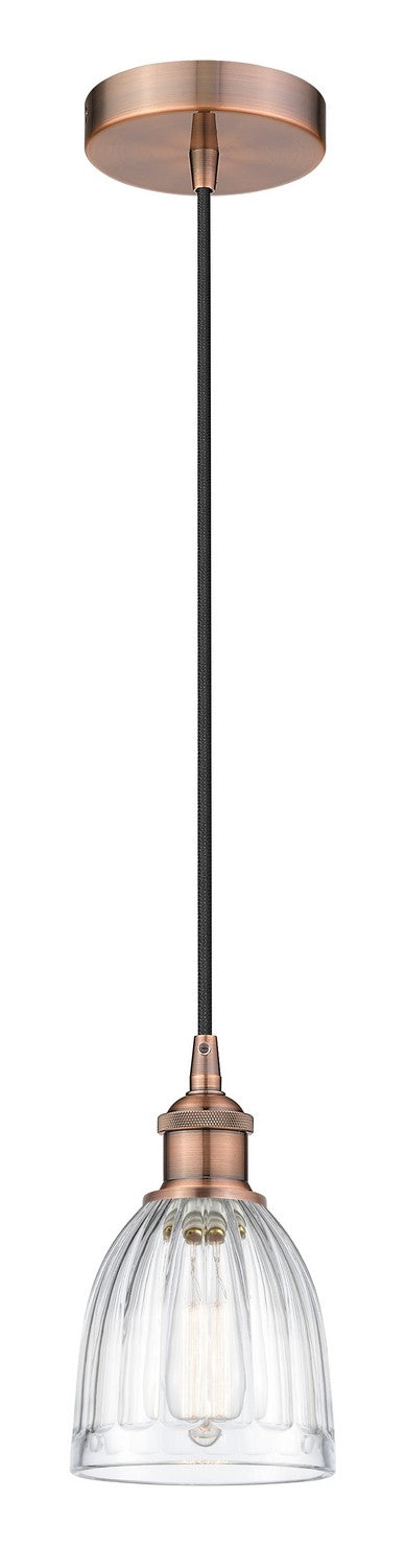 Innovations 616-1P-AC-G442 One Light Mini Pendant, Antique Copper