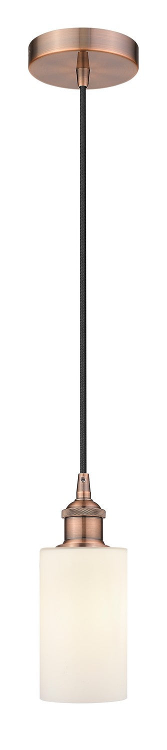 Innovations 616-1P-AC-G801 One Light Mini Pendant, Antique Copper