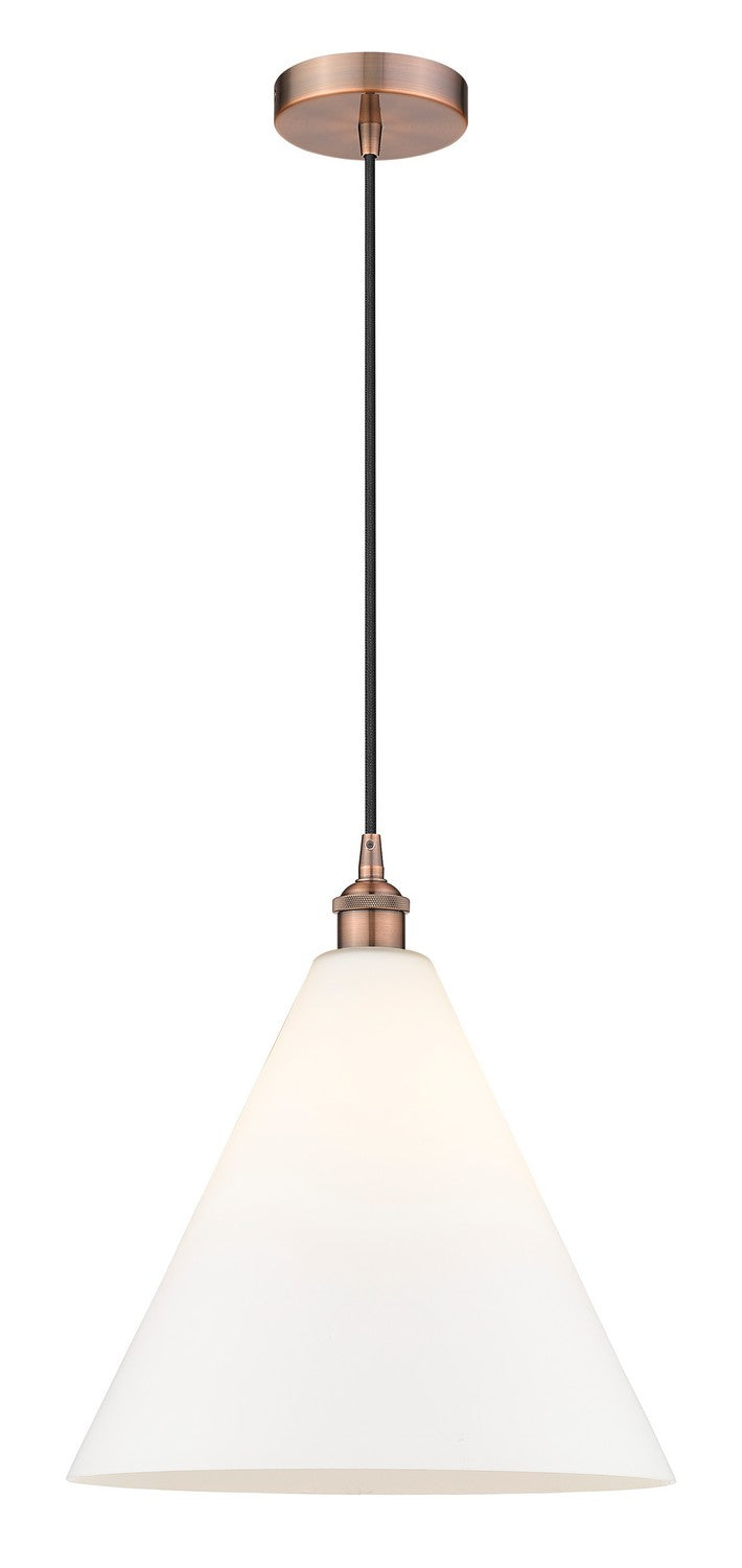 Innovations 616-1P-AC-GBC-161 One Light Pendant, Antique Copper