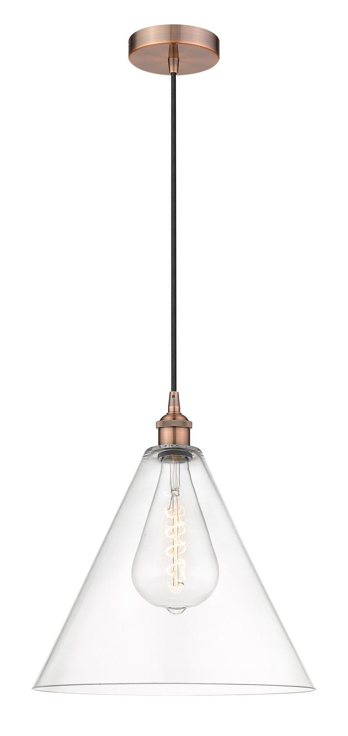 Innovations 616-1P-AC-GBC-162 One Light Pendant, Antique Copper