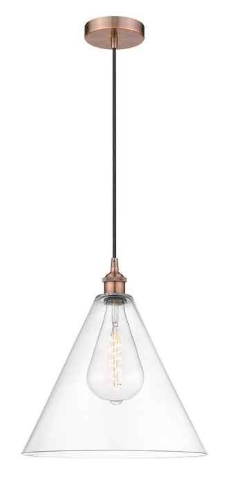 Innovations 616-1P-AC-GBC-162 One Light Pendant, Antique Copper