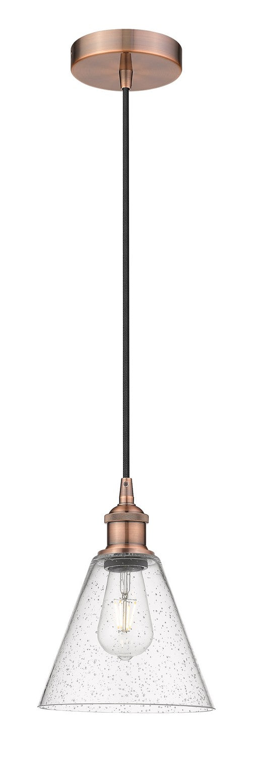 Innovations 616-1P-AC-GBC-84 One Light Mini Pendant, Antique Copper