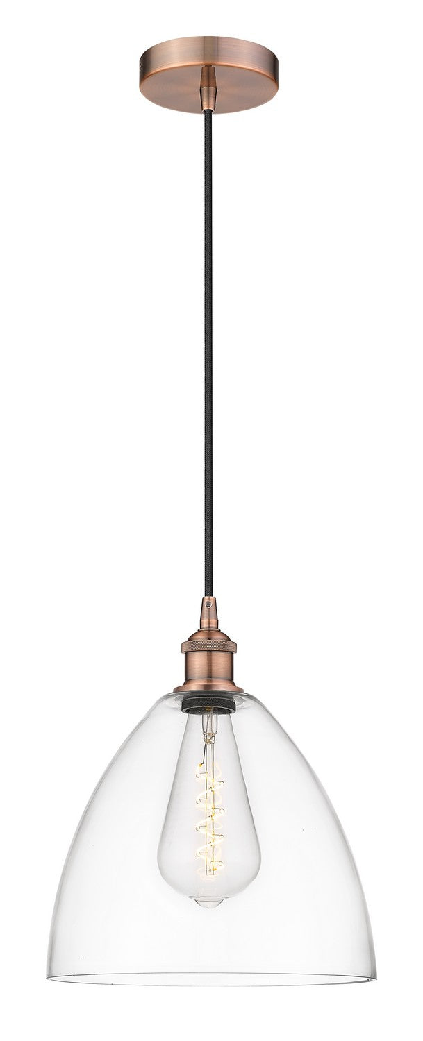 Innovations 616-1P-AC-GBD-122 One Light Mini Pendant, Antique Copper