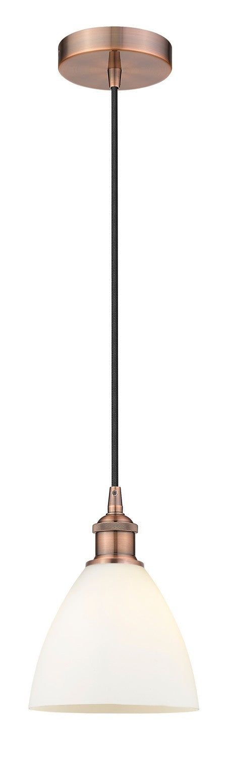 Innovations 616-1P-AC-GBD-751 One Light Mini Pendant, Antique Copper