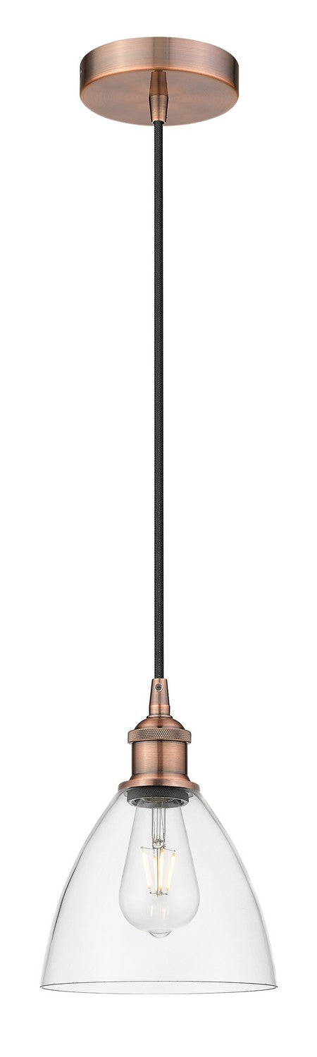 Innovations 616-1P-AC-GBD-752 One Light Mini Pendant, Antique Copper