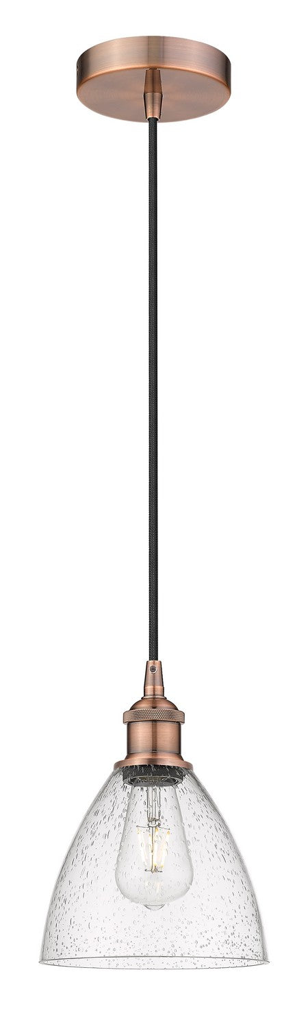 Innovations 616-1P-AC-GBD-754 One Light Mini Pendant, Antique Copper
