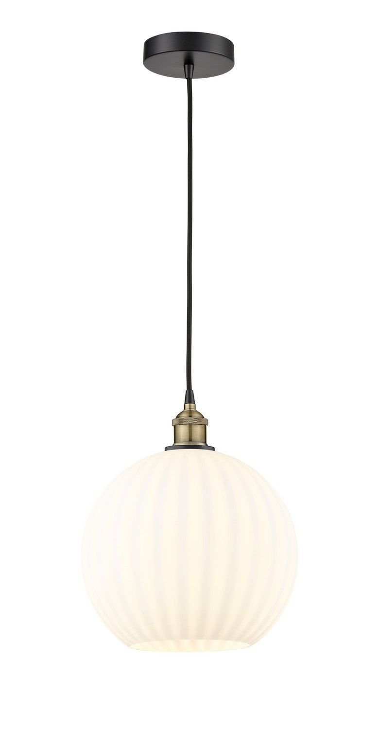 Innovations 616-1P-BAB-G1217-12WV LED Mini Pendant, Black Antique Brass