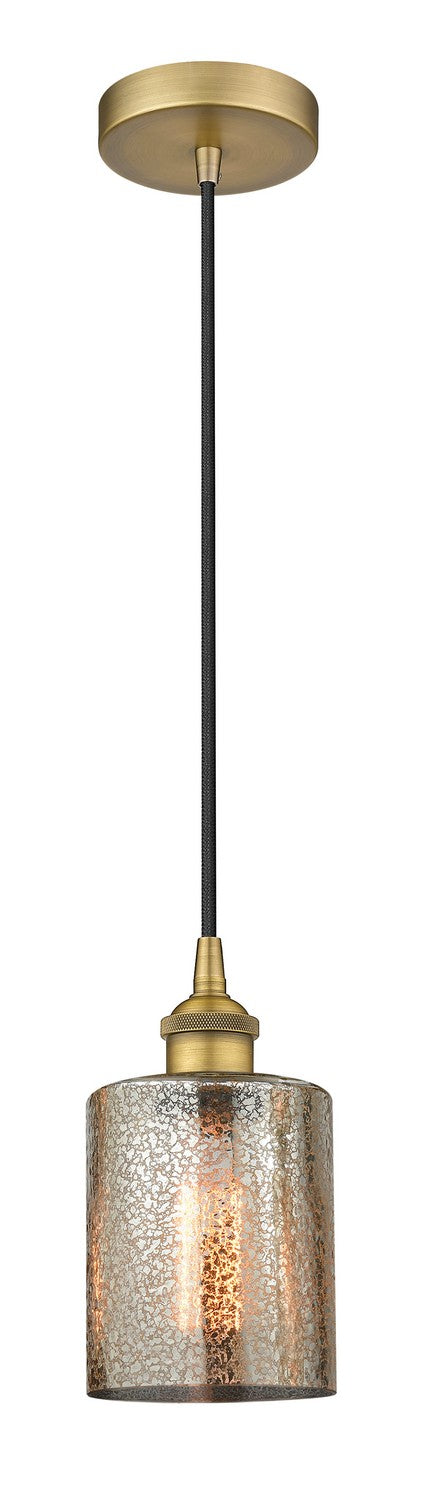 Innovations 616-1P-BB-G116 One Light Mini Pendant, Brushed Brass