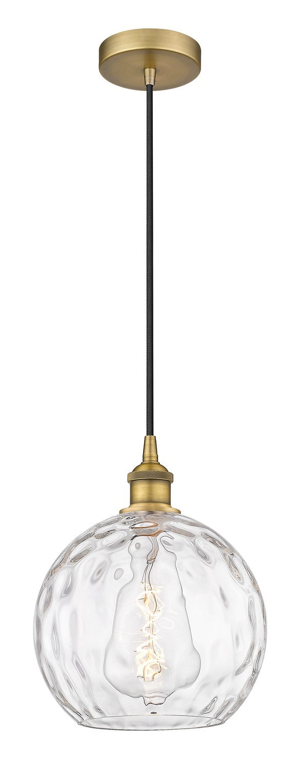 Innovations 616-1P-BB-G1215-10 One Light Mini Pendant, Brushed Brass