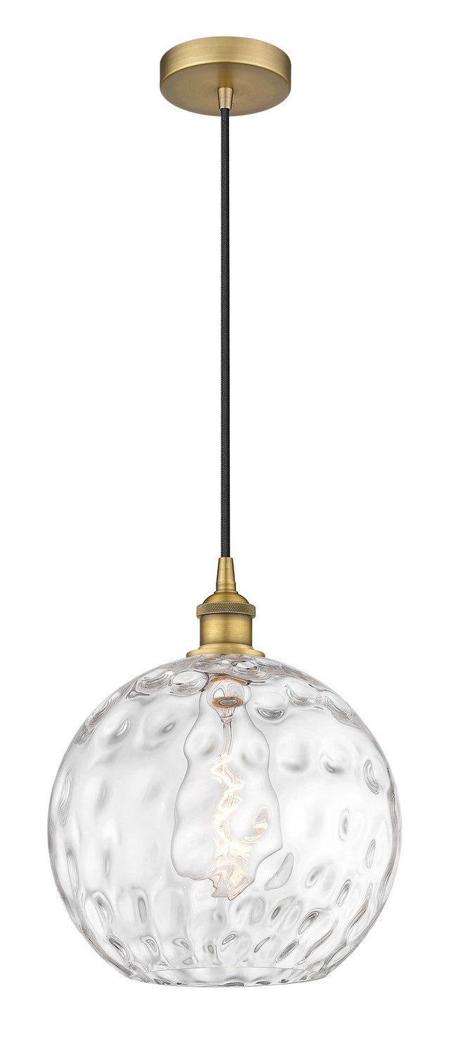 Innovations 616-1P-BB-G1215-12 One Light Mini Pendant, Brushed Brass