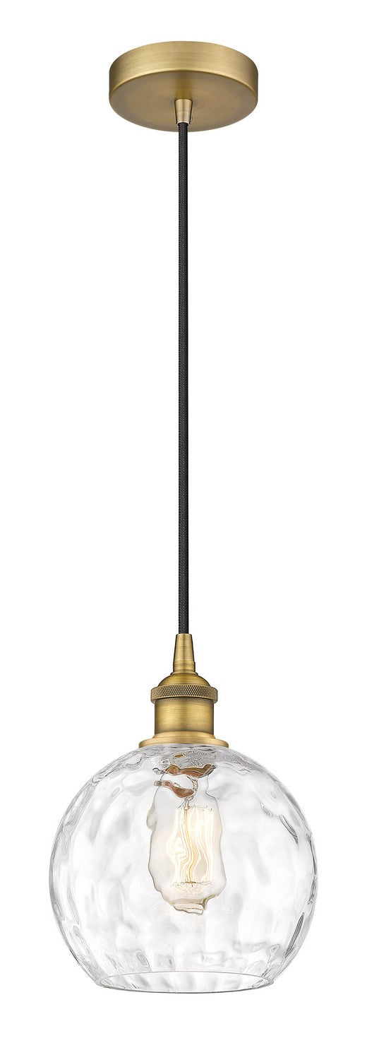 Innovations 616-1P-BB-G1215-8 One Light Mini Pendant, Brushed Brass
