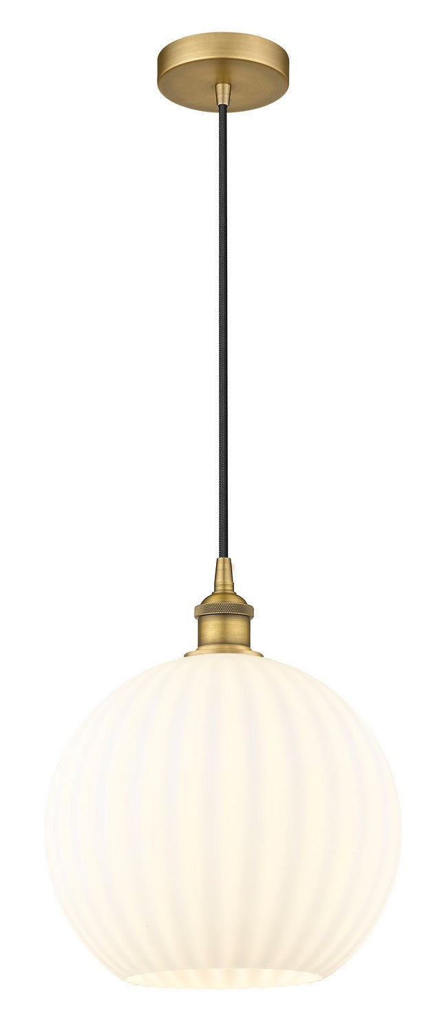 Innovations 616-1P-BB-G1217-12WV LED Mini Pendant, Brushed Brass