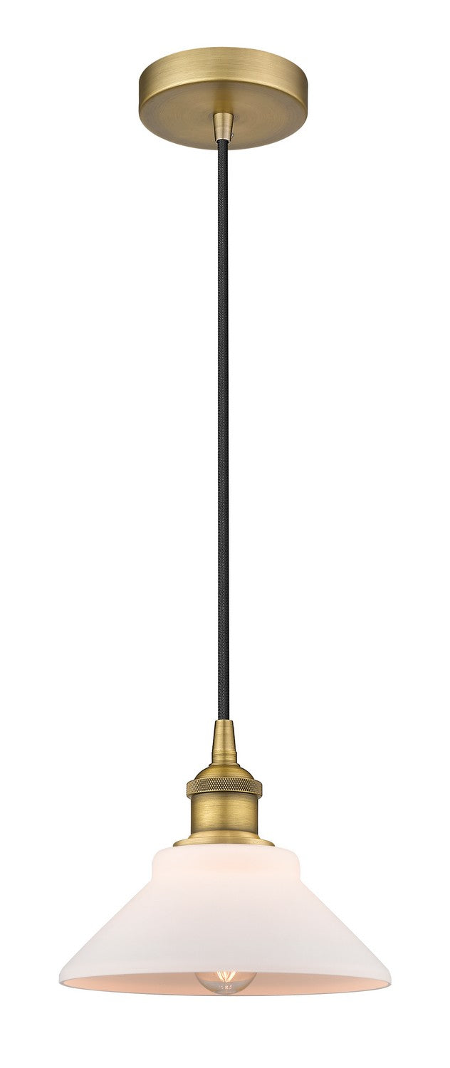 Innovations 616-1P-BB-G131 One Light Mini Pendant, Brushed Brass
