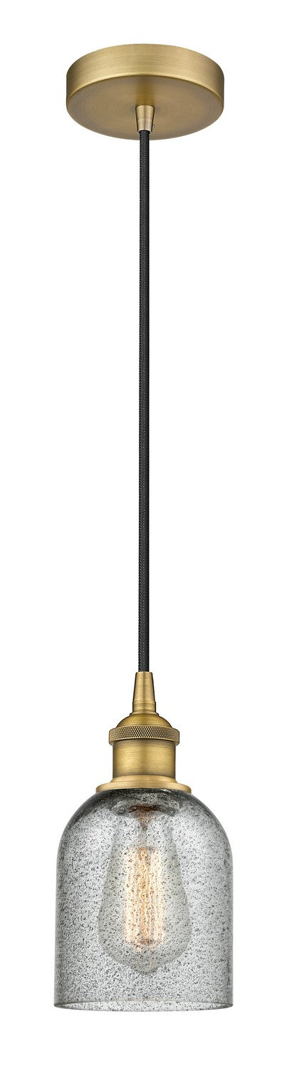 Innovations 616-1P-BB-G257 One Light Mini Pendant, Brushed Brass