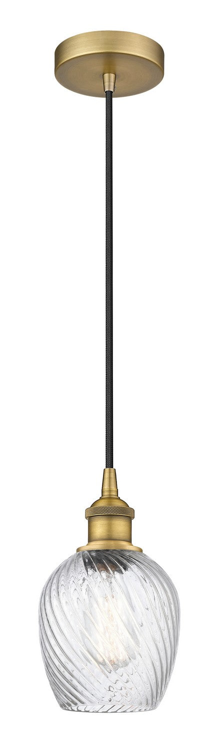 Innovations 616-1P-BB-G292 One Light Mini Pendant, Brushed Brass