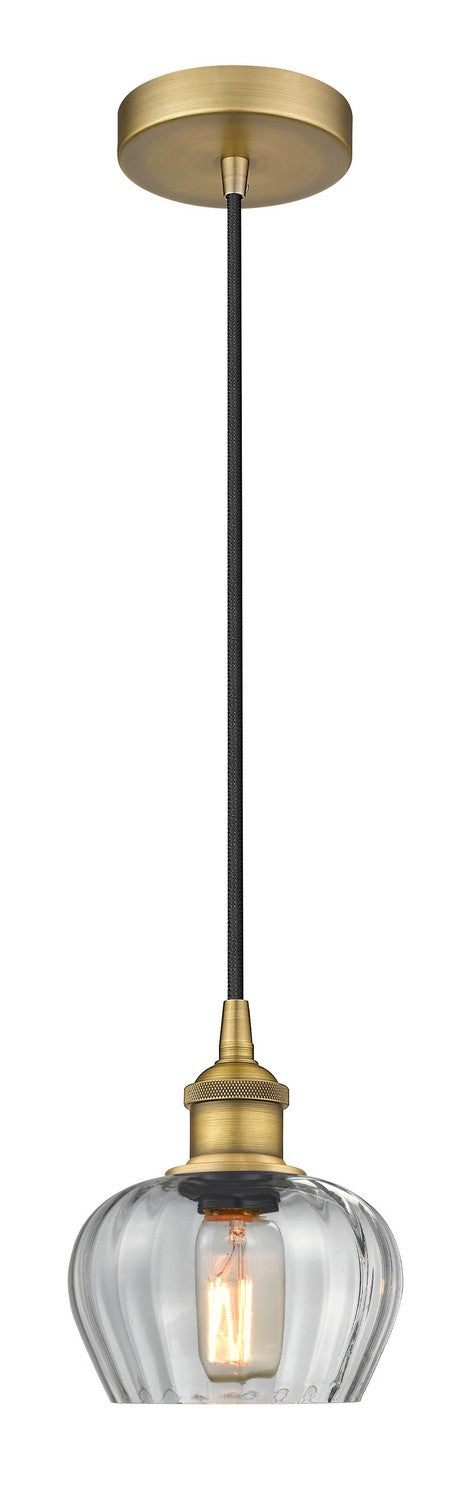 Innovations 616-1P-BB-G92 One Light Mini Pendant, Brushed Brass