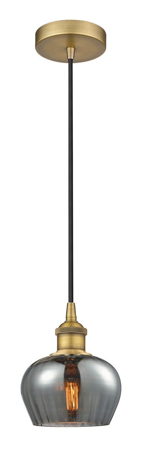 Innovations 616-1P-BB-G93 One Light Mini Pendant, Brushed Brass