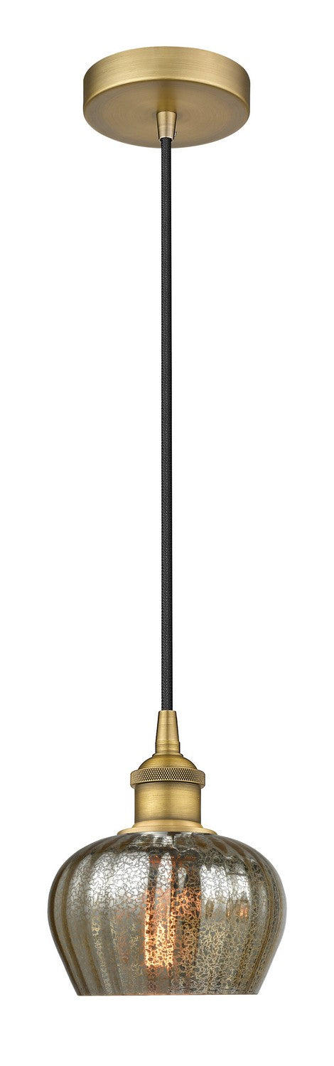 Innovations 616-1P-BB-G96 One Light Mini Pendant, Brushed Brass