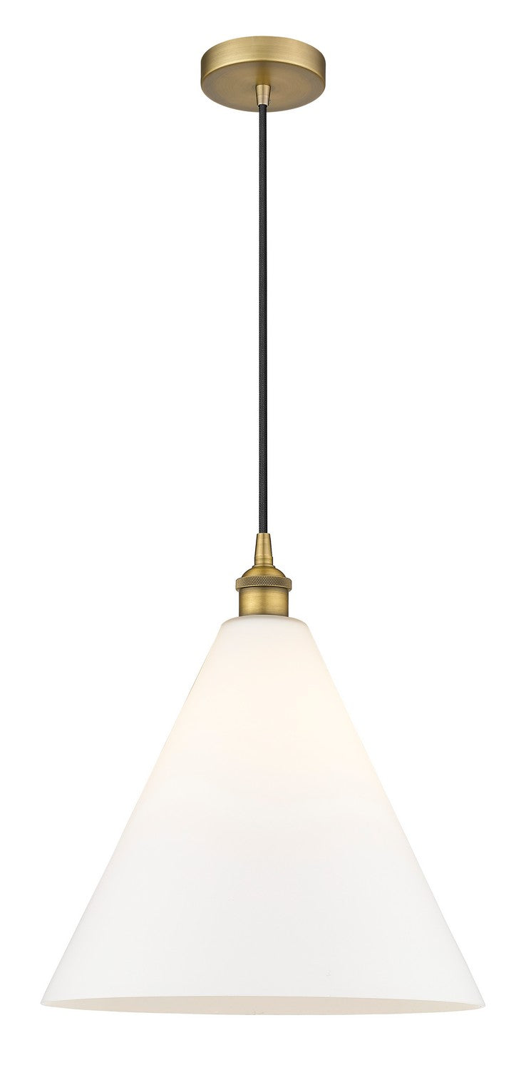 Innovations 616-1P-BB-GBC-161 One Light Pendant, Brushed Brass