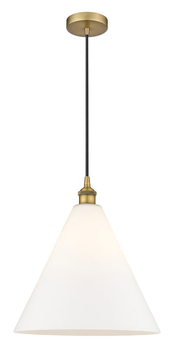 Innovations 616-1P-BB-GBC-161 One Light Pendant, Brushed Brass