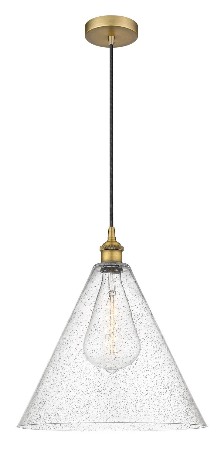Innovations 616-1P-BB-GBC-164 One Light Pendant, Brushed Brass