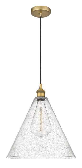 Innovations 616-1P-BB-GBC-164 One Light Pendant, Brushed Brass