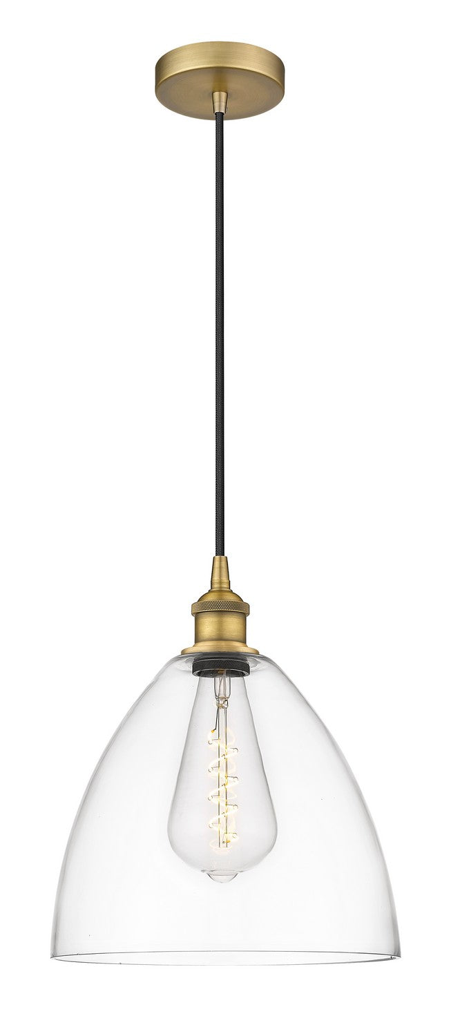 Innovations 616-1P-BB-GBD-122 One Light Mini Pendant, Brushed Brass