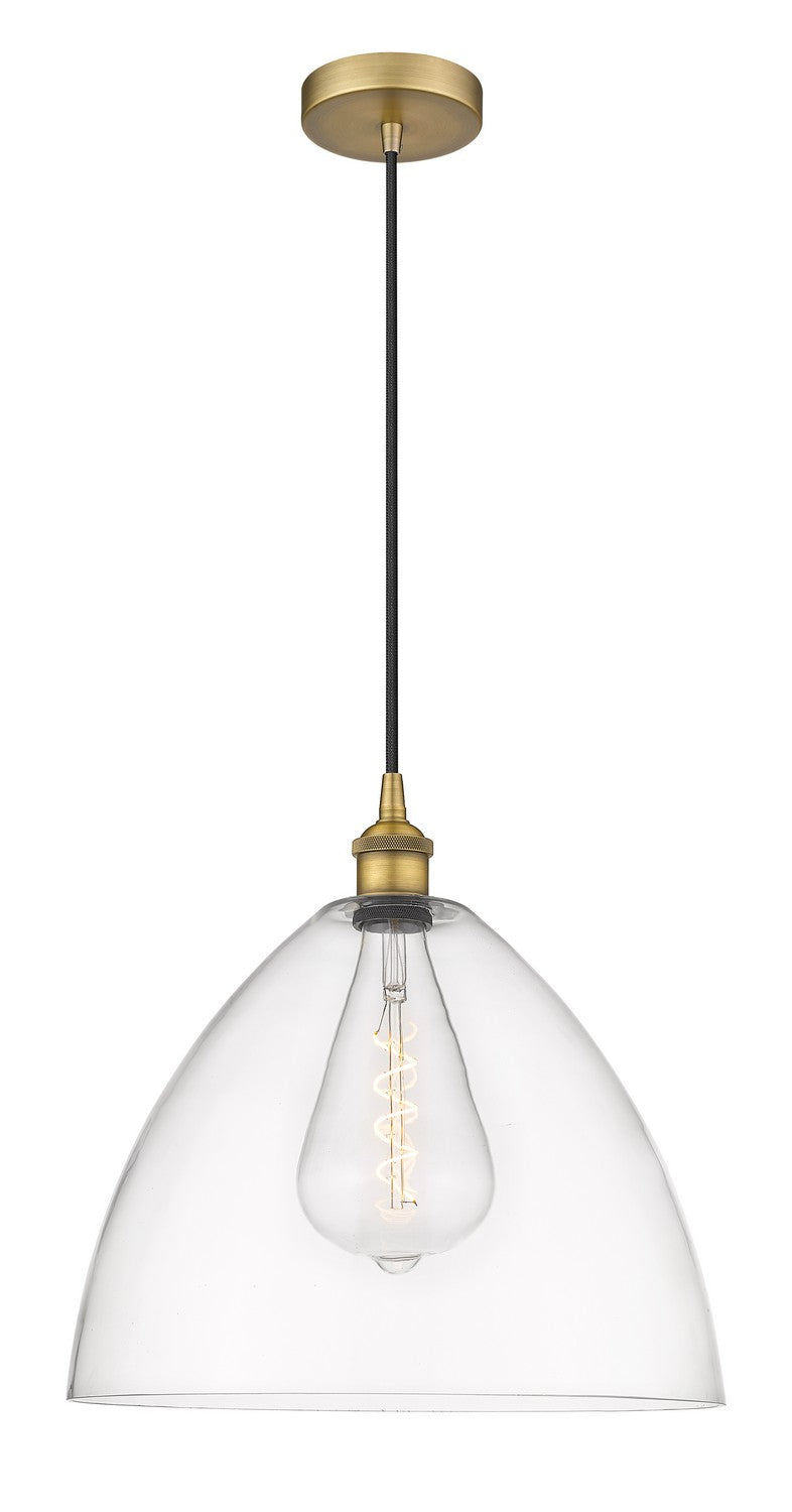 Innovations 616-1P-BB-GBD-162 One Light Pendant, Brushed Brass