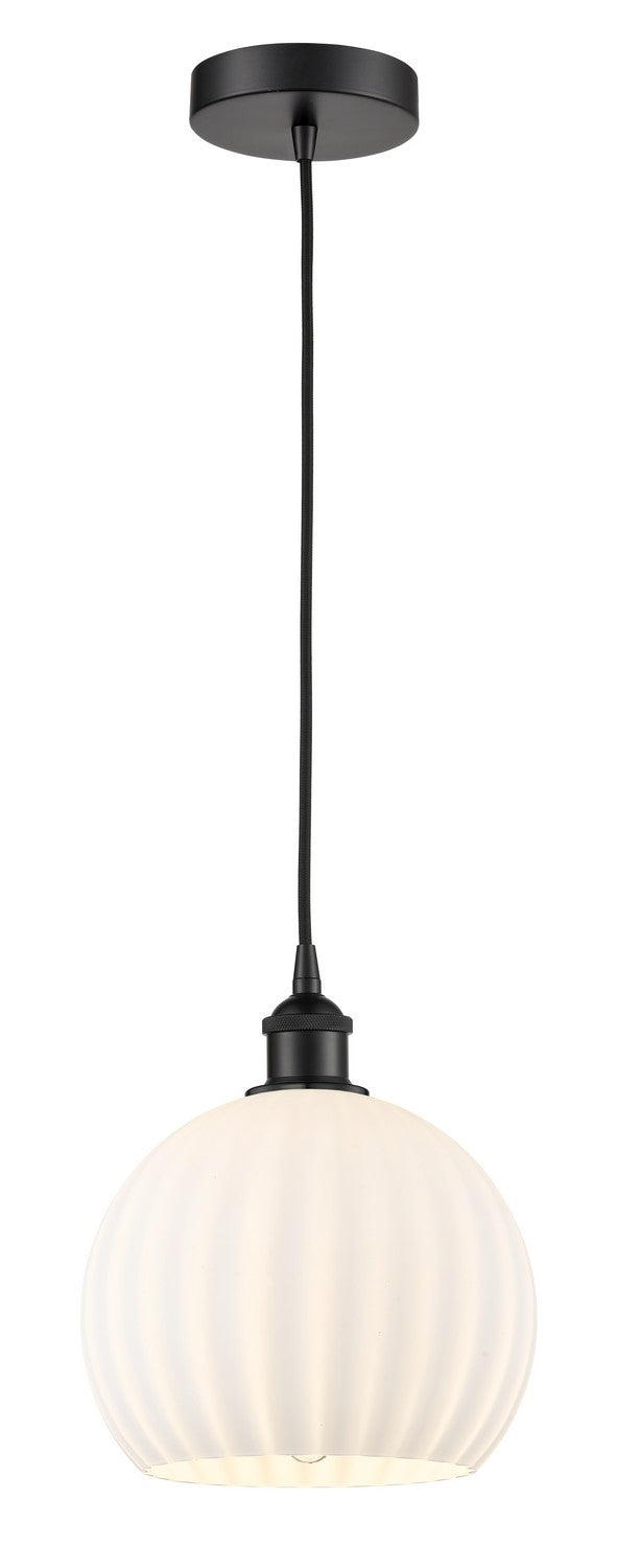 Innovations 616-1P-BK-G1217-10WV LED Mini Pendant, Matte Black