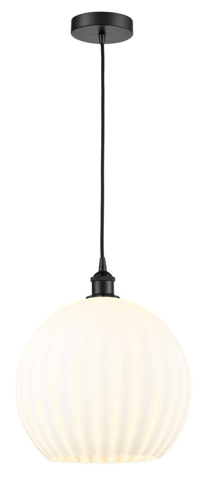 Innovations 616-1P-BK-G1217-14WV LED Pendant, Matte Black