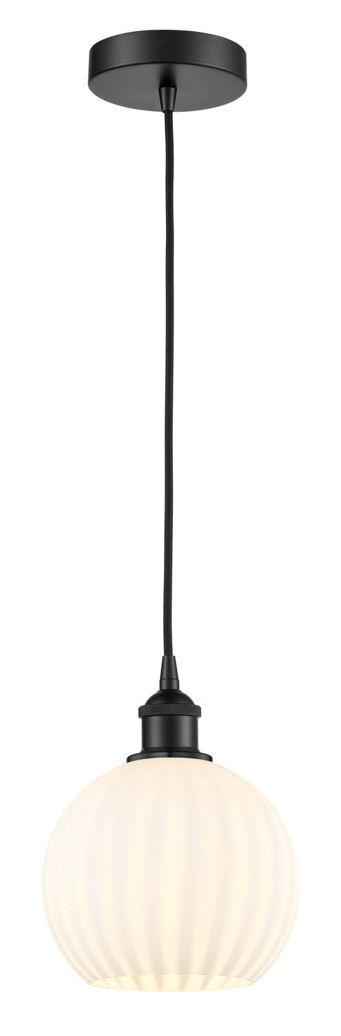 Innovations 616-1P-BK-G1217-8WV LED Mini Pendant, Matte Black