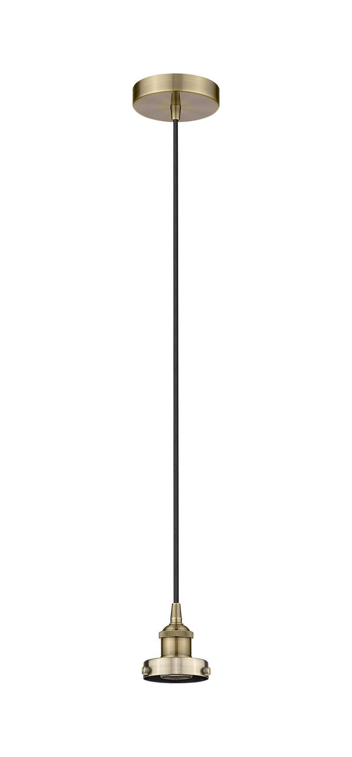 Innovations 616-1PH-AB One Light Pendant, Antique Brass