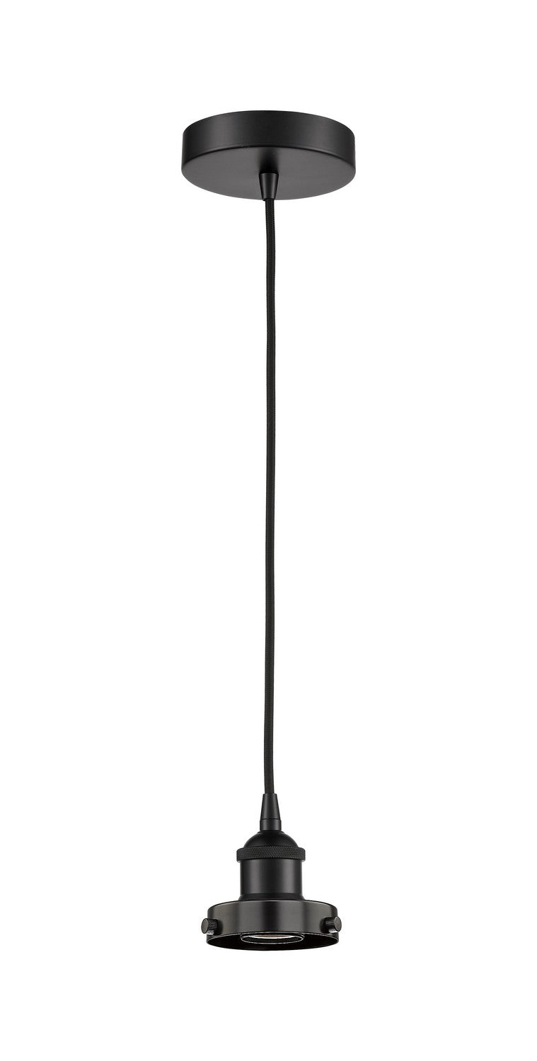 Innovations 616-1PH-BK One Light Pendant, Matte Black