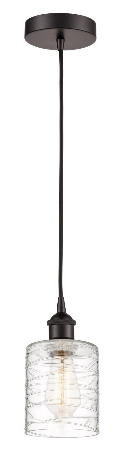 Innovations 616-1P-OB-G1113 One Light Mini Pendant, Oil Rubbed Bronze