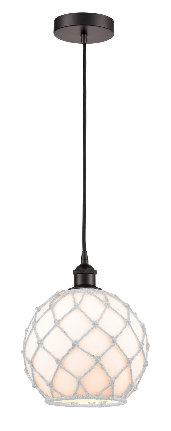 Innovations 616-1P-OB-G121-10RW One Light Mini Pendant, Oil Rubbed Bronze