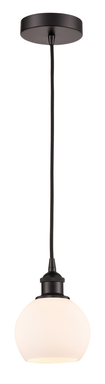 Innovations 616-1P-OB-G121-6 One Light Mini Pendant, Oil Rubbed Bronze