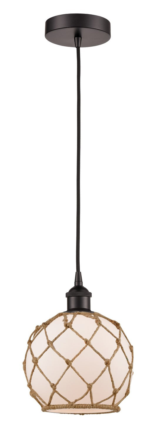 Innovations 616-1P-OB-G121-8RB One Light Mini Pendant, Oil Rubbed Bronze