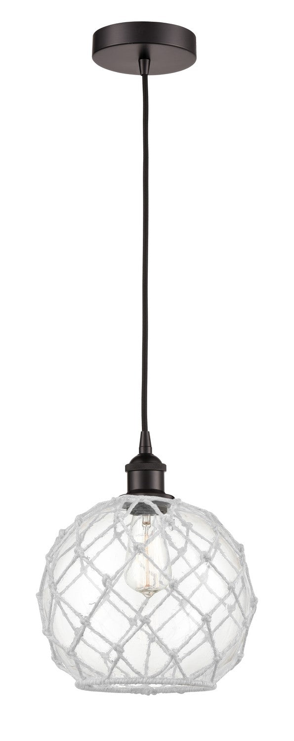 Innovations 616-1P-OB-G122-10RW One Light Mini Pendant, Oil Rubbed Bronze
