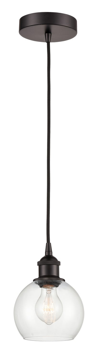 Innovations 616-1P-OB-G122-6 One Light Mini Pendant, Oil Rubbed Bronze