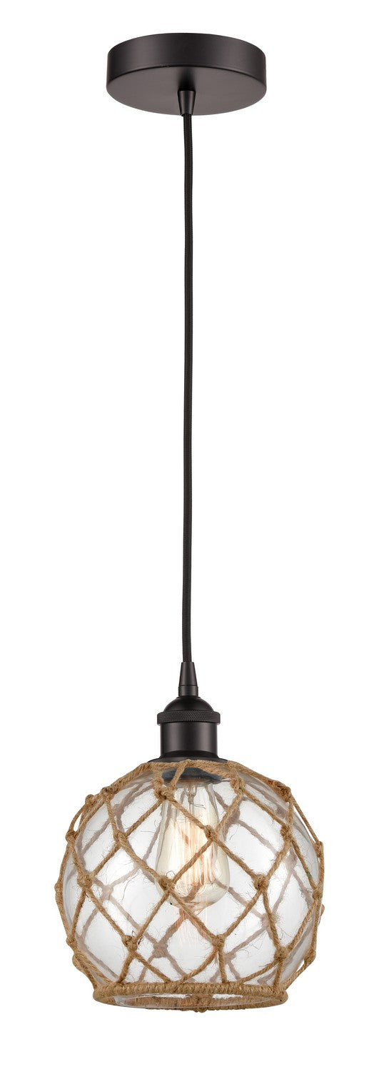Innovations 616-1P-OB-G122-8RB One Light Mini Pendant, Oil Rubbed Bronze