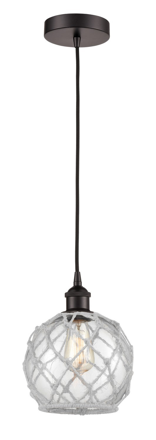 Innovations 616-1P-OB-G122-8RW One Light Mini Pendant, Oil Rubbed Bronze