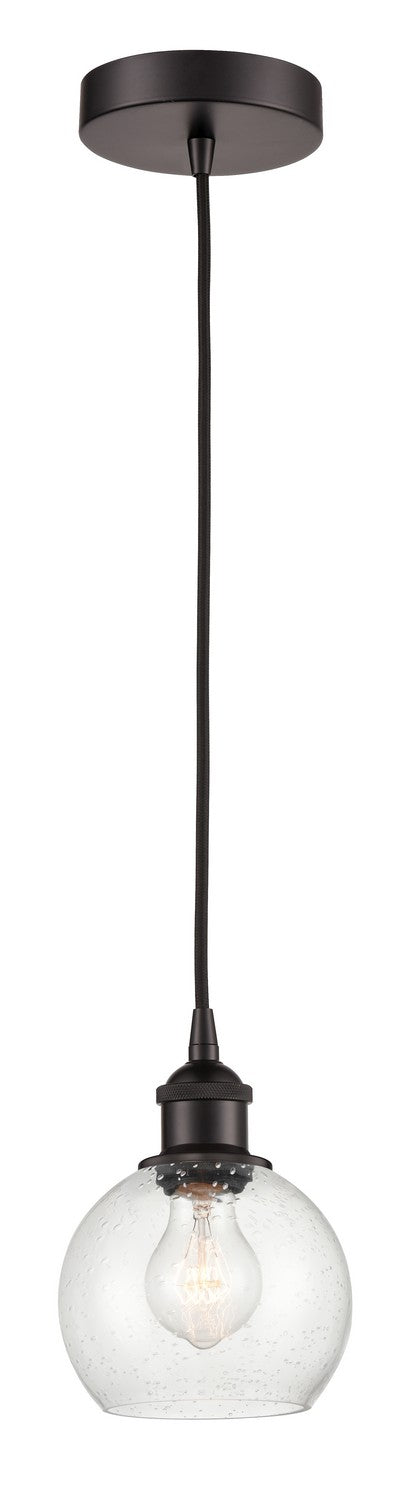 Innovations 616-1P-OB-G124-6 One Light Mini Pendant, Oil Rubbed Bronze