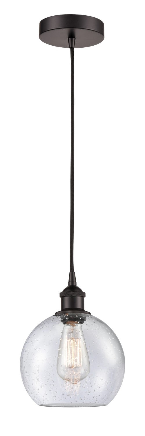 Innovations 616-1P-OB-G124-8 One Light Mini Pendant, Oil Rubbed Bronze