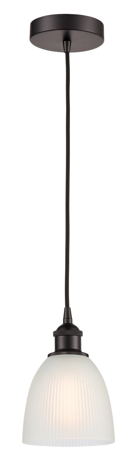 Innovations 616-1P-OB-G381 One Light Mini Pendant, Oil Rubbed Bronze