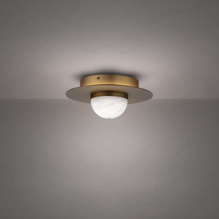 Modern Forms FM-16412-AB LED Flush Mount, Aged Brass